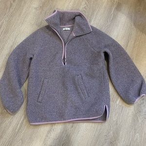 Madewell Polartec Fleece Half Zip Jacket